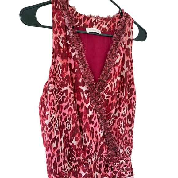 Ramy Brook Winsten Leopard-Print Silk Dress - Picture 5 of 7